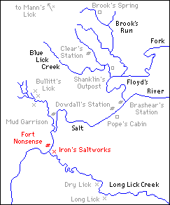 Fort Nonsense and Iron's Lick