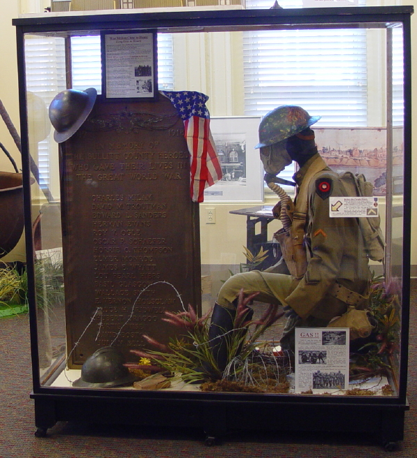 World War I Display at Museum